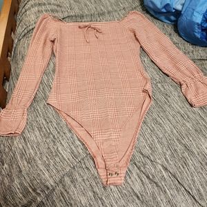 Candie's Mauve Pink Body Suit Size M
